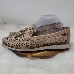 Marc Joseph Brooklyn Diamond Cut Bow Women's Tassel Loafer 9.5